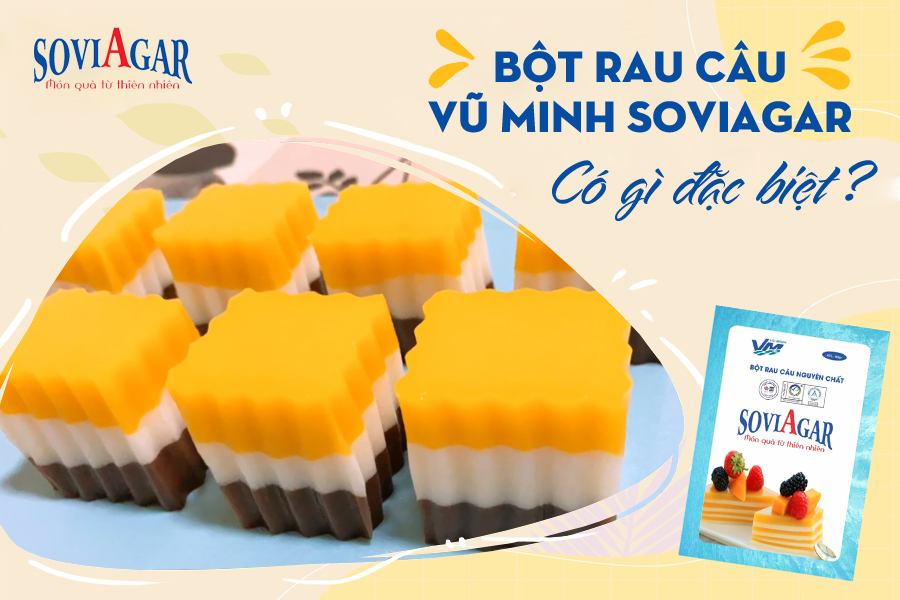 Thương hiệu bột rau câu giòn Vũ Minh Soviagar có gì đặc biệt?