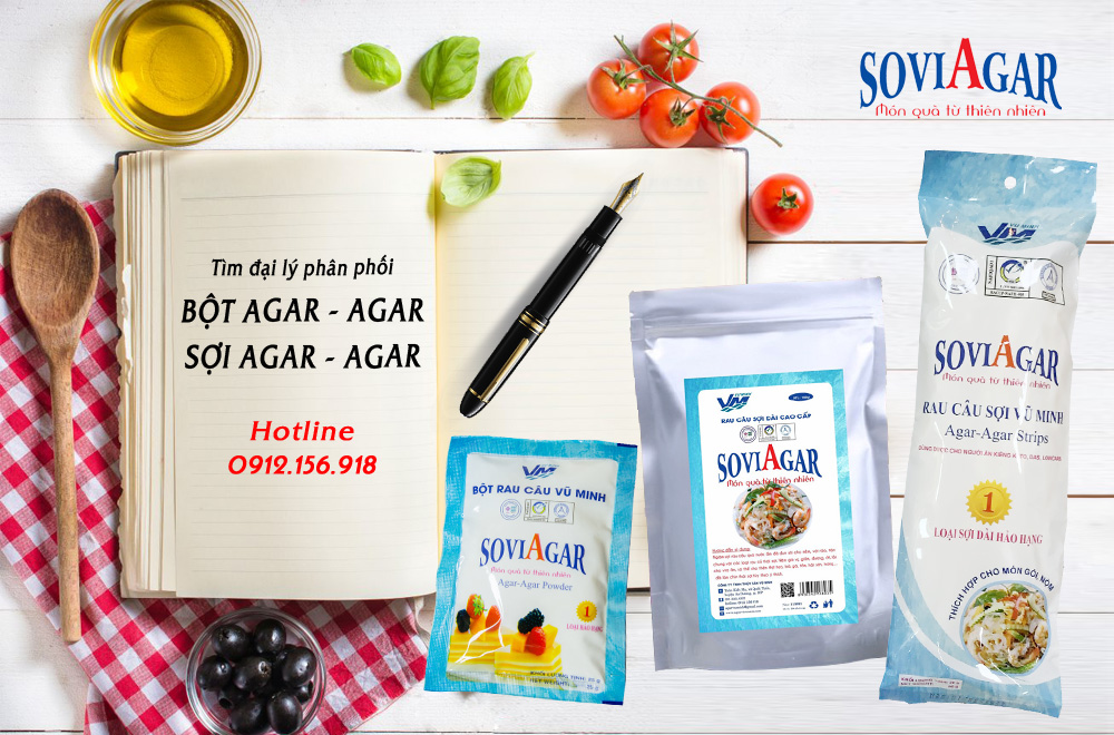 Tìm nhà phân phối sợi agar-agar, bột agar-agar chất lượng, giá tốt nhất hiện nay