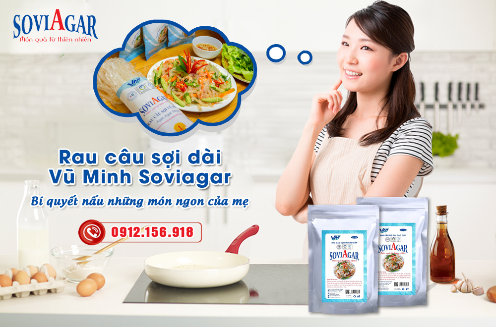 Rau câu sợi dài Vũ Minh Soviagar - Bí quyết nấu những món ngon của mẹ