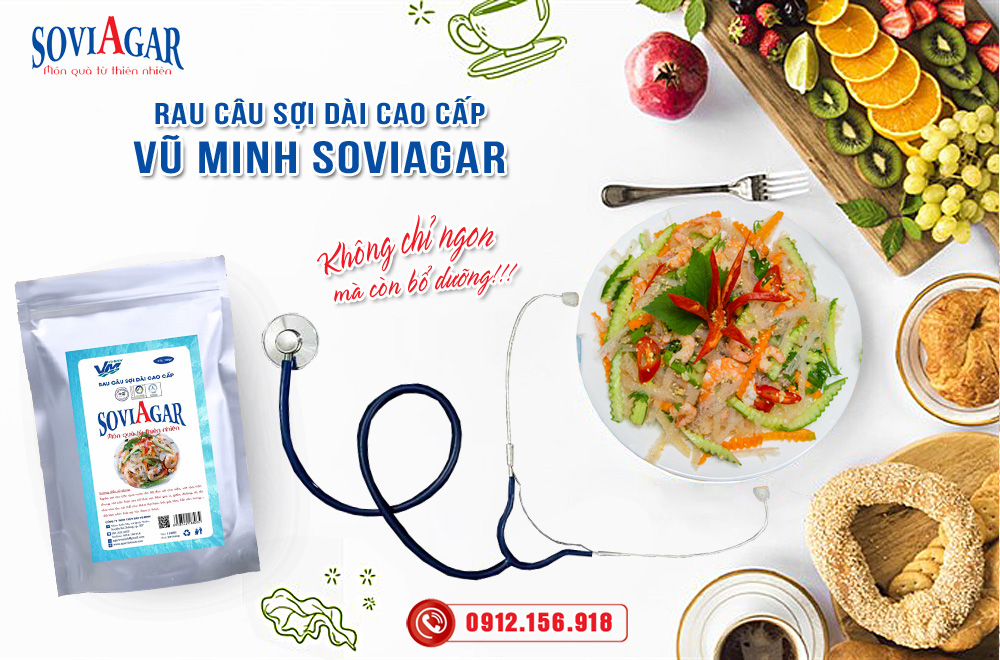 Rau câu sợi Vũ Minh Soviagar không chỉ ngon mà còn bổ dưỡng
