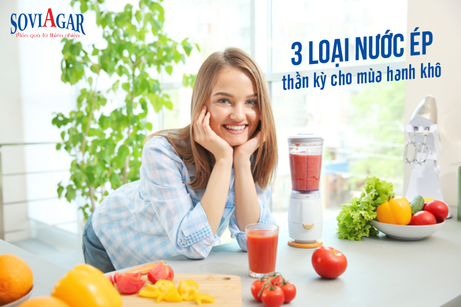 Chăm sóc da sáng mịn, căng bóng với 3 loại nước ép thần kì trong mùa hanh khô