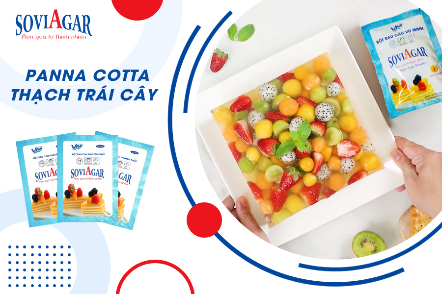 Công thức panna cotta thạch trái cây tươi mát thơm ngon đơn giản