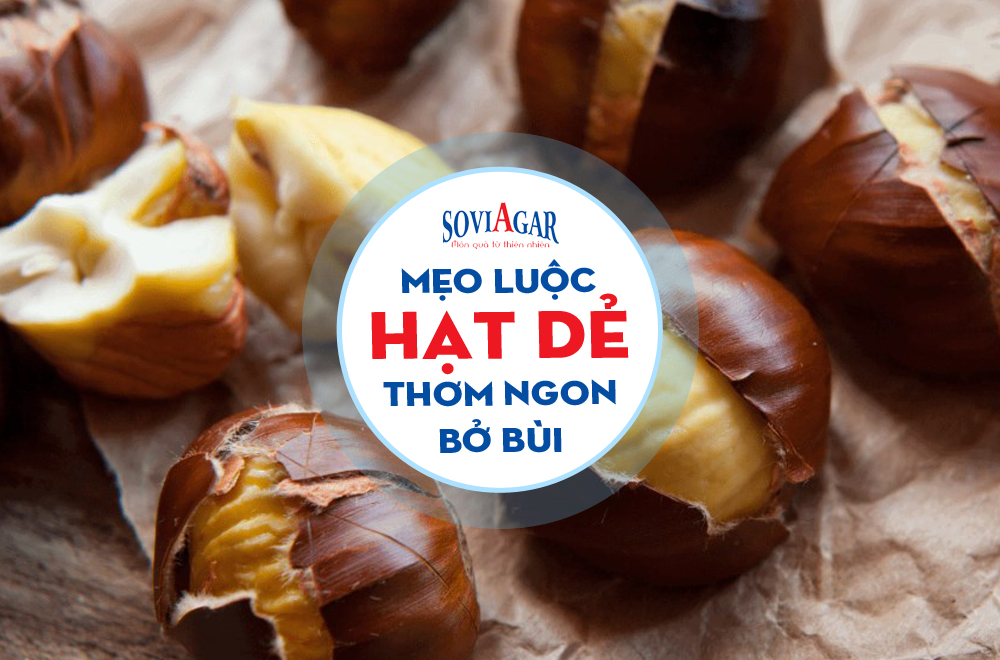 Luộc hạt dẻ thế nào cho thơm ngon & bở bùi?