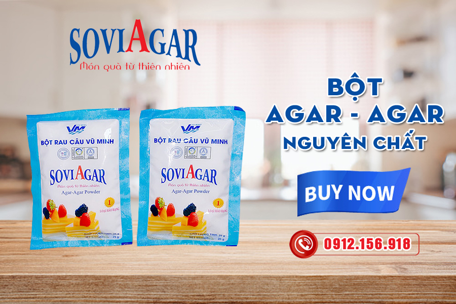 Cung cấp sỉ bột rau câu Vũ Minh Soviagar giá tốt toàn quốc