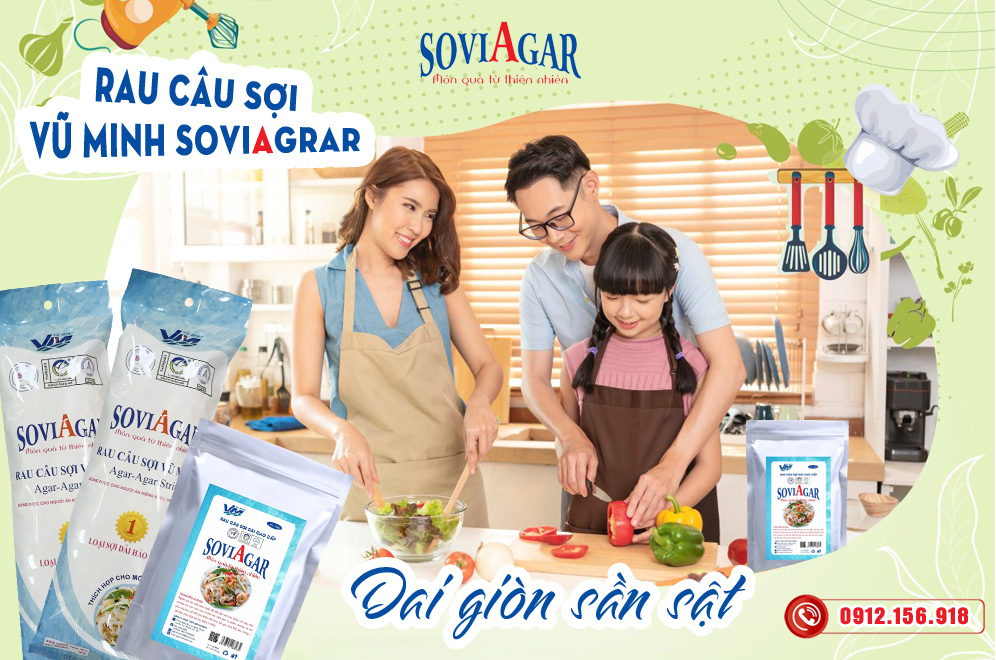 Rau câu sợi Vũ Minh Soviagar - Sự lựa chọn của người Việt