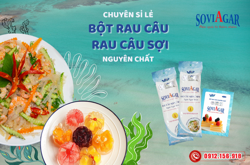 Chuyên cung cấp bột rau câu, rau câu sợi an toàn, chất lượng