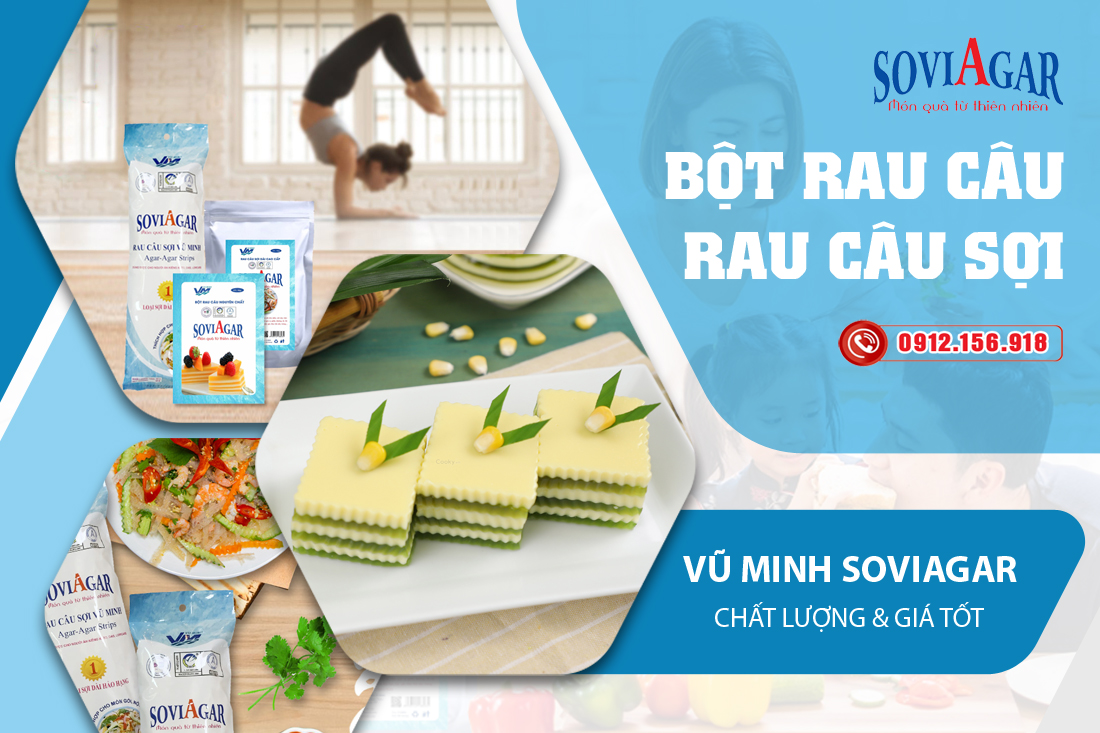 Vũ Minh Soviagar - Thương hiệu agar-agar nguyên chất, an toàn