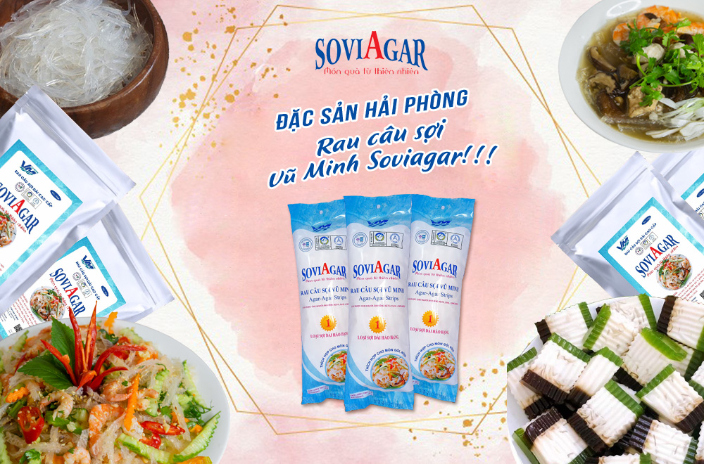 Rau câu sợi Vũ Minh Soviagar - Cam kết chất lượng, giao hàng tận nơi