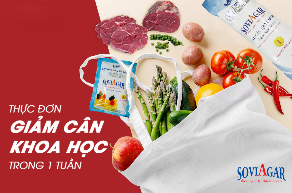 Thực đơn giảm 2kg khoa học an toàn chỉ trong 1 tuần