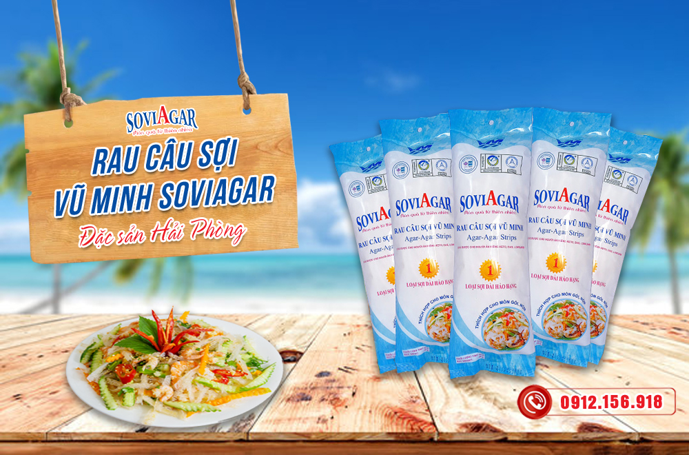 Rau câu sợi dài Vũ Minh Soviagar - Đặc sản từ thiên nhiên