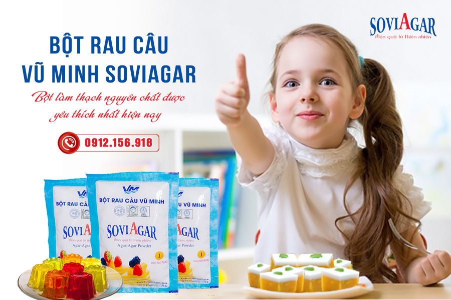 Bột rau câu nguyên chất - Lựa chọn thông minh, tốt cho sức khỏe
