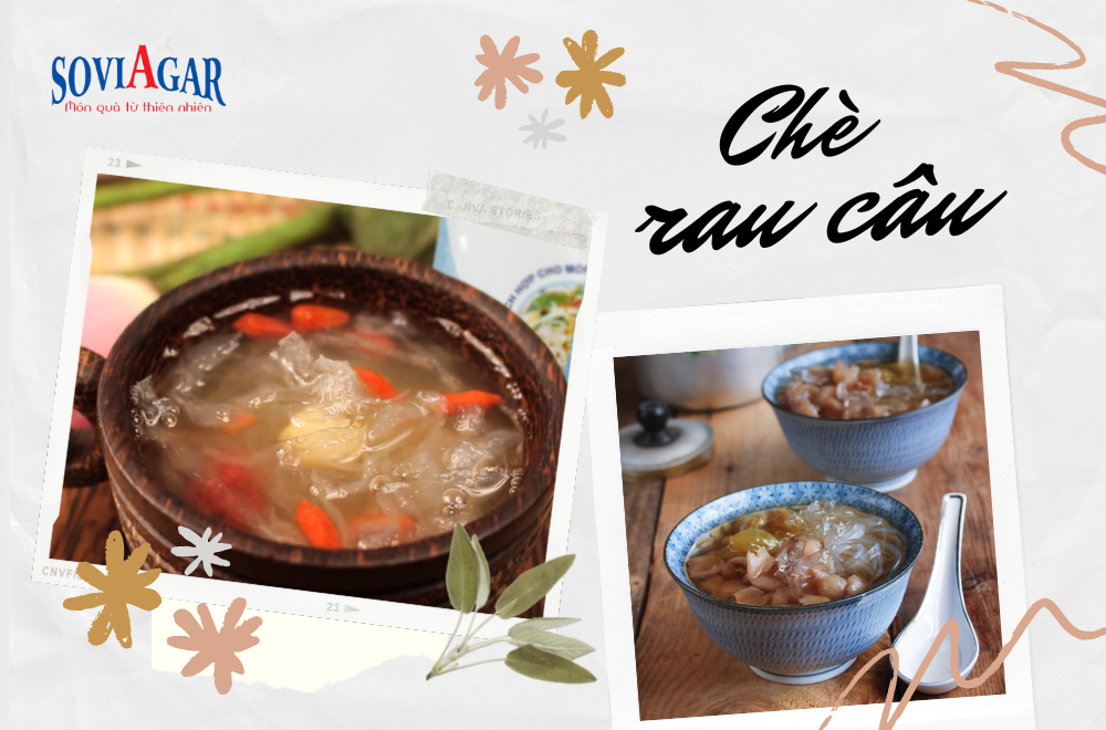 2 Món chè rau câu thanh mát, giải nhiệt từ rau câu sợi Vũ Minh Soviagar