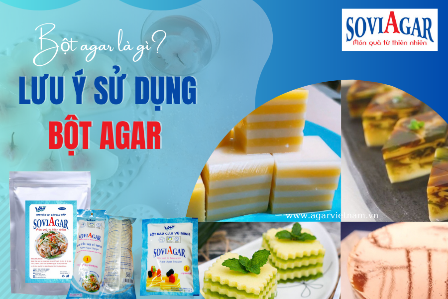 Bột Agar là gì? Công dụng và lưu ý khi sử dụng bột Agar trong nấu ăn 