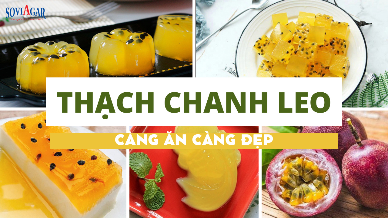 Tự làm thạch chanh leo siêu dễ, càng ăn càng đẹp