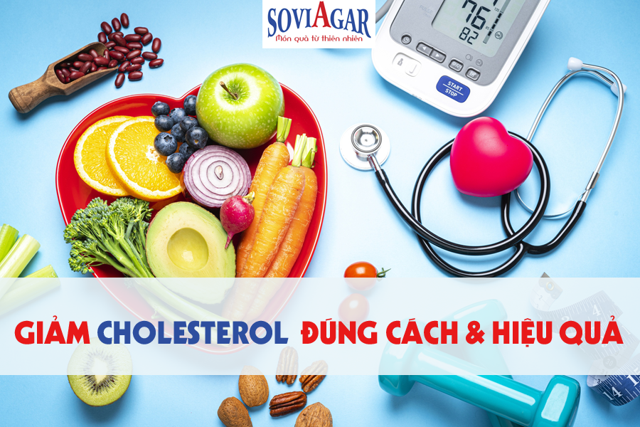 Mẹo giảm cholesterol  từ A-Z một cách khoa học, an toàn cho sức khỏe
