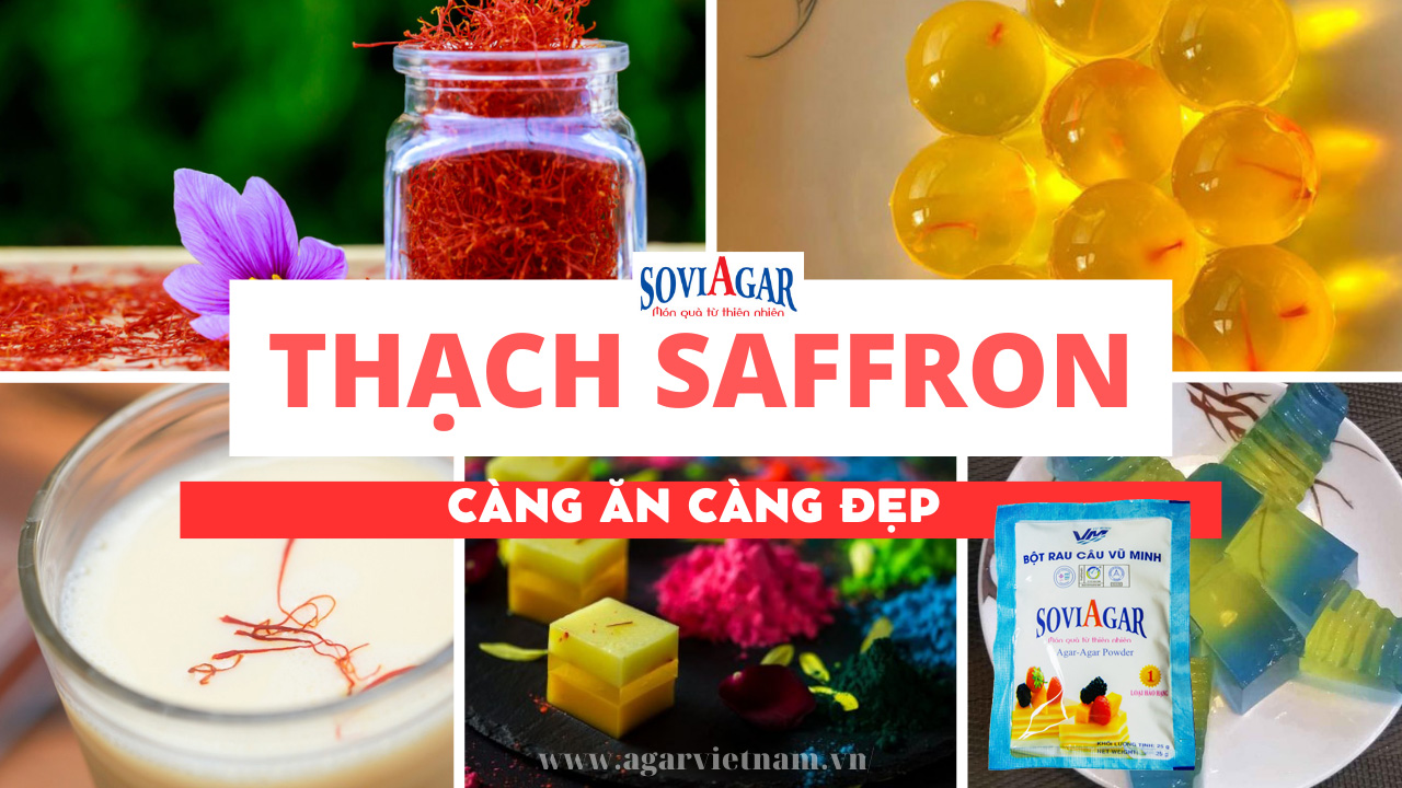 Bí kíp làm thạch saffron siêu đơn giản cho ngày hè nắng nóng