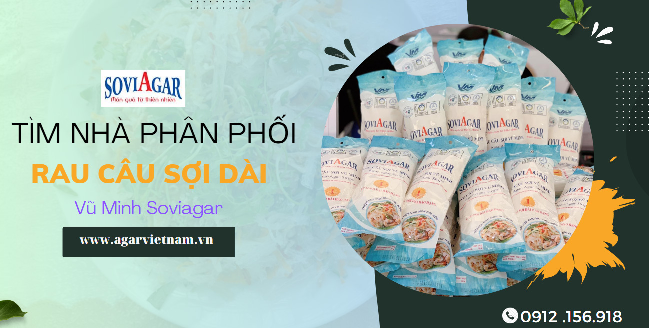 Đại lý phân phối rau câu sợi dài chất lượng | Sỉ và lẻ trên toàn quốc - 0912.156.918