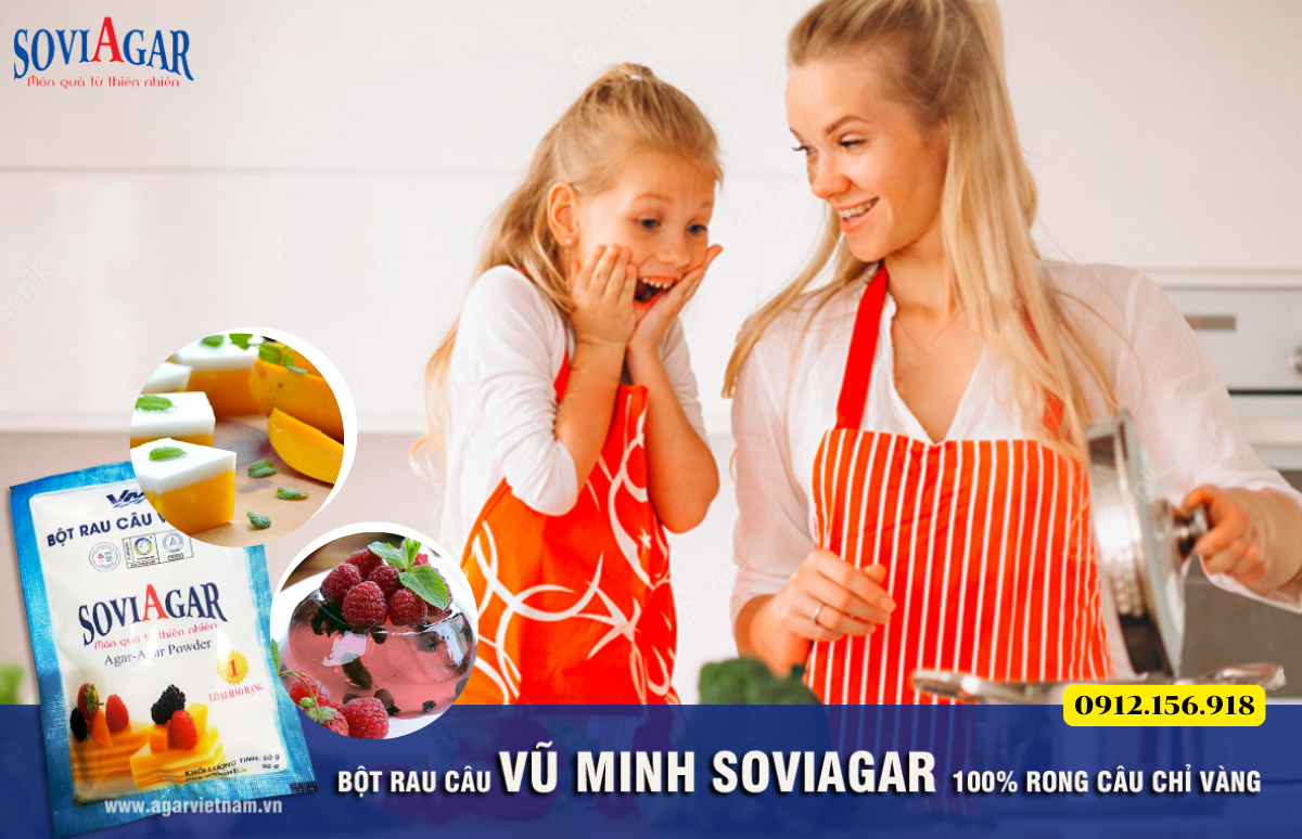 Mẹ đảm gợi ý top 5 bột rau câu giòn đáng mua nhất hiện nay