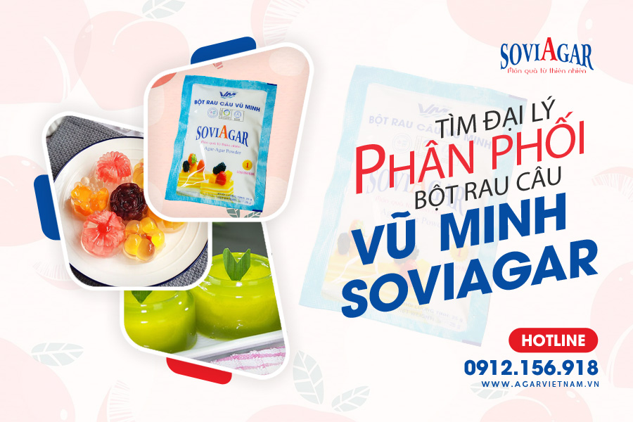 Tìm đại lý, nhà phân phối bột rau câu nguyên chất, giá tốt nhất thị trường