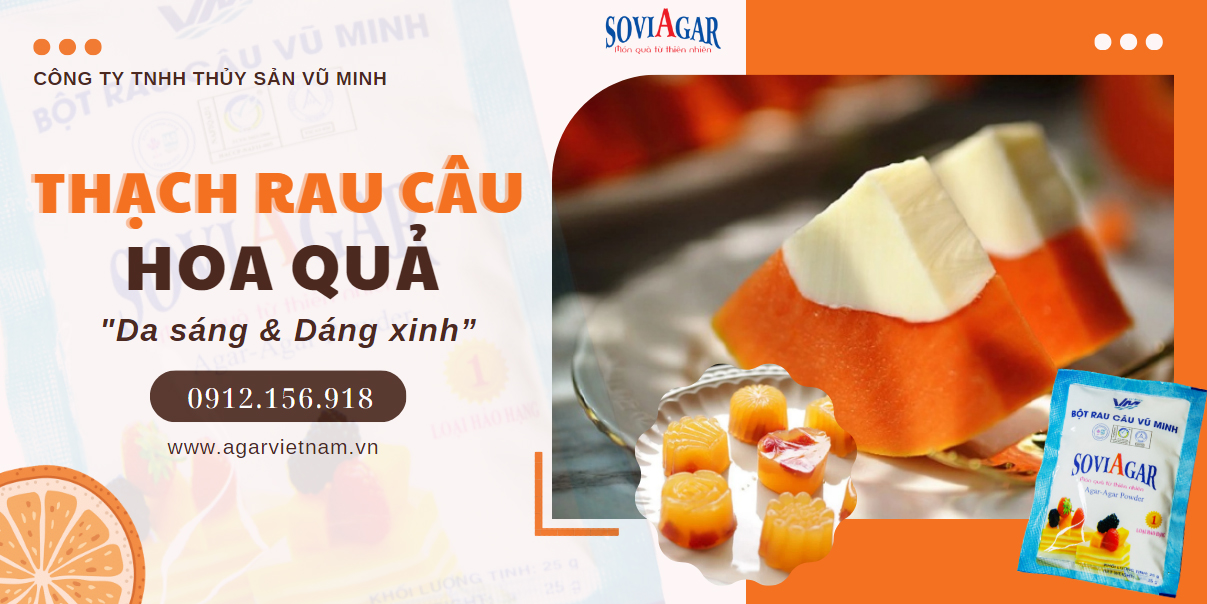 Xem ngay 3 món thạch rau câu thơm ngon mát lạnh giúp làm đẹp da