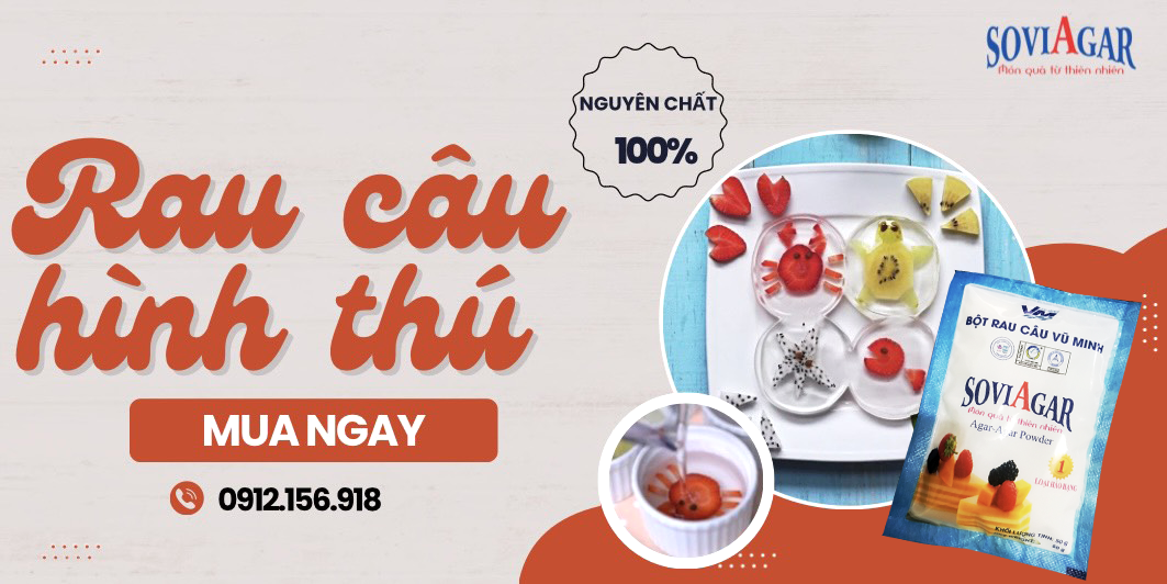 Học ngay: Cách làm rau câu thú ngộ nghĩnh cho bé cực dễ làm tại nhà