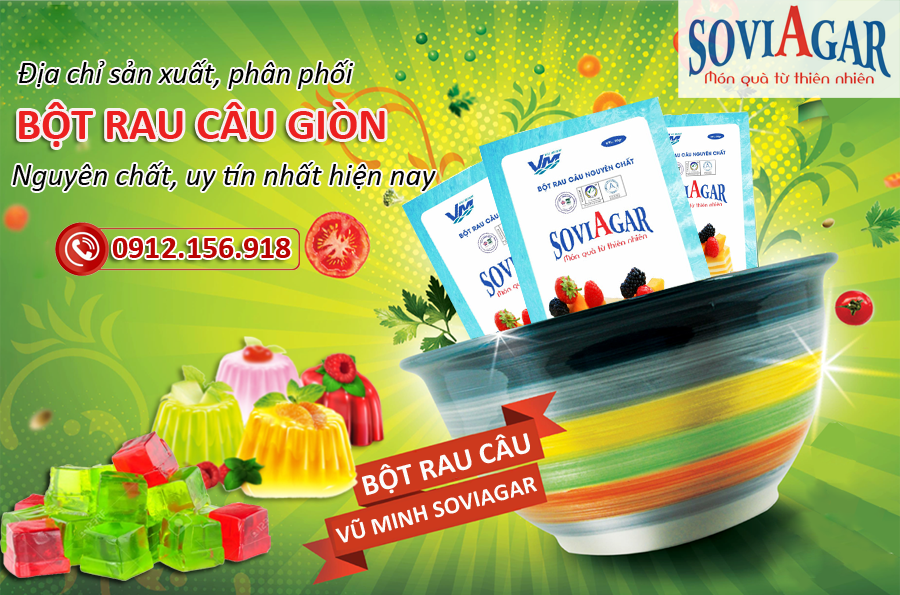 Nên chọn bột làm thạch rau câu của hãng nào tốt, ngon nhất hiện nay?