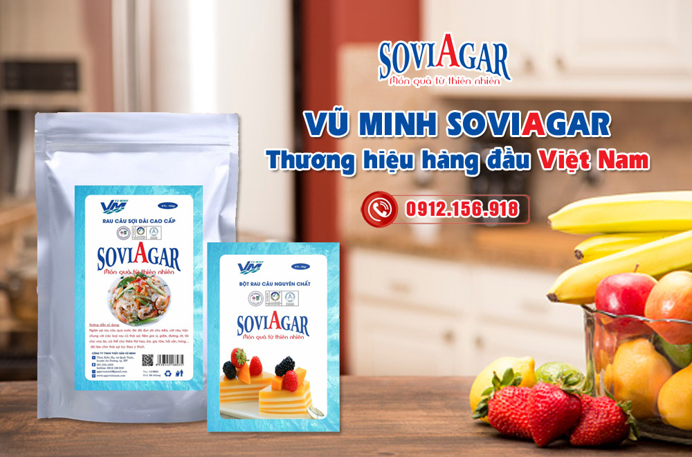 ﻿Nhà phối phối bột rau câu Vũ Minh Sovigar giá tốt nhất 2024 