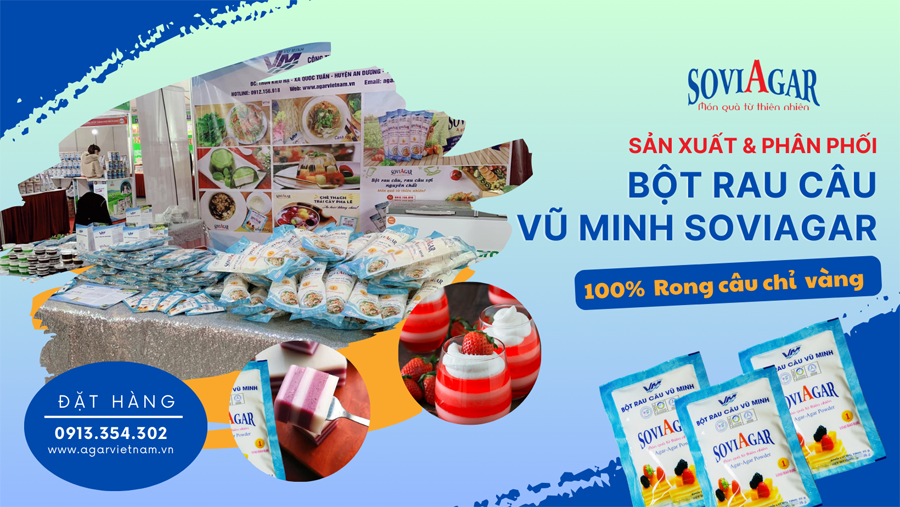 Cung cấp bột làm thạch rau câu NGON - SẠCH - 100% Rong câu chỉ vàng