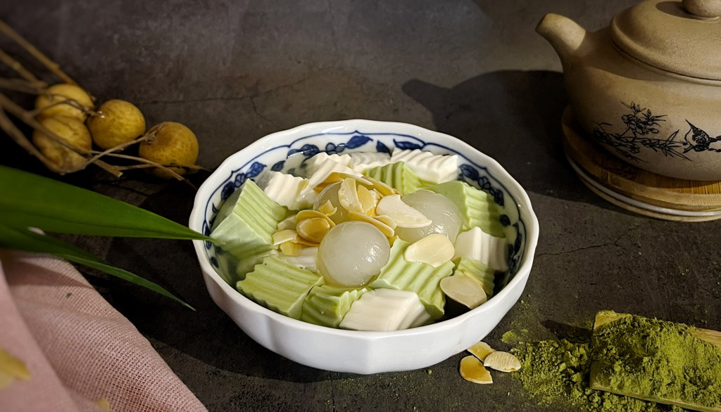 Chè khúc bạch long nhãn siêu ngon | Bột rau câu Vũ Minh Soviagar