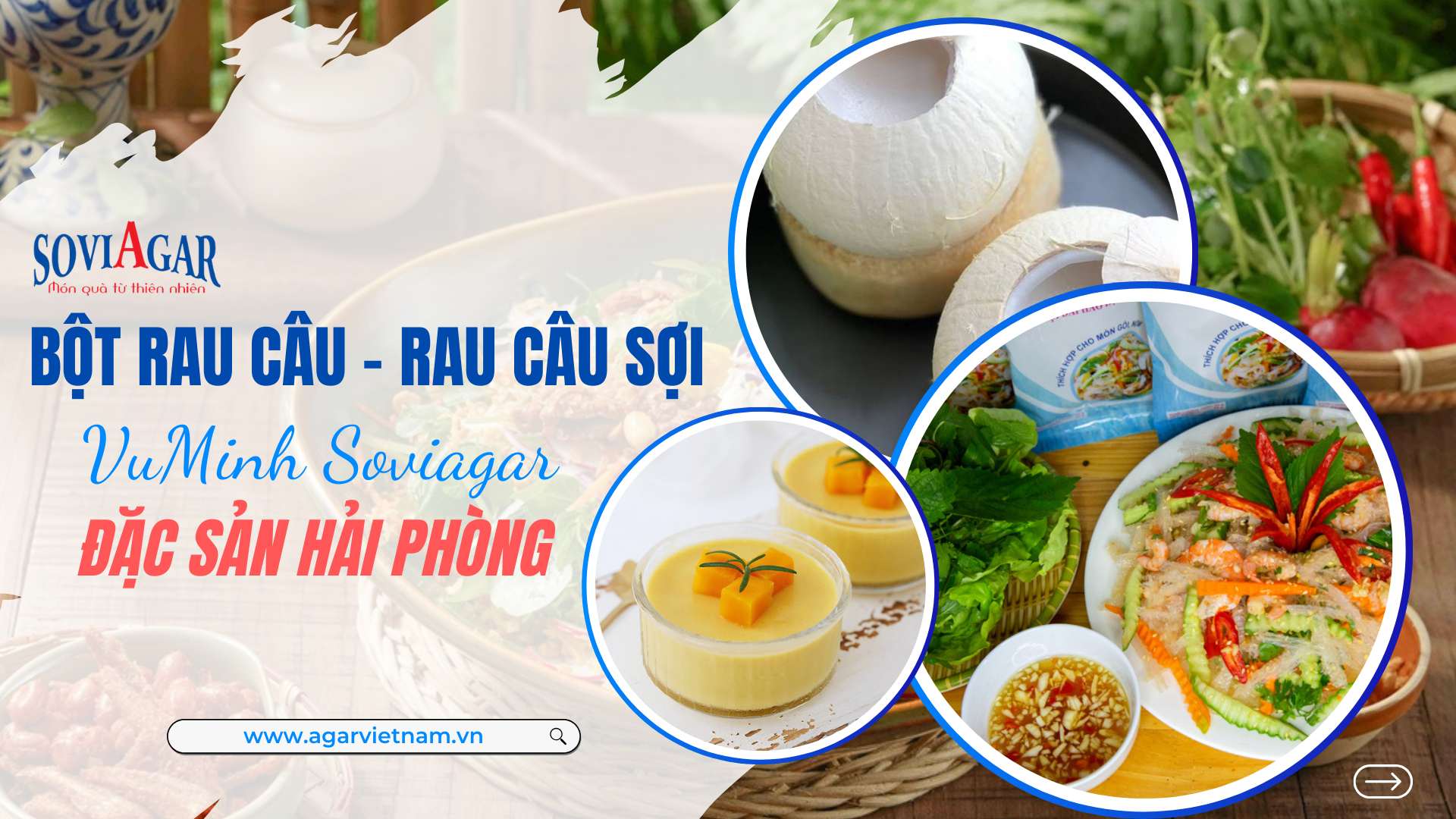 Bột Rau Câu & Rau Câu Sợi Vũ Minh Soviagar – Đặc Sản Hải Phòng, Niềm Tự Hào Việt