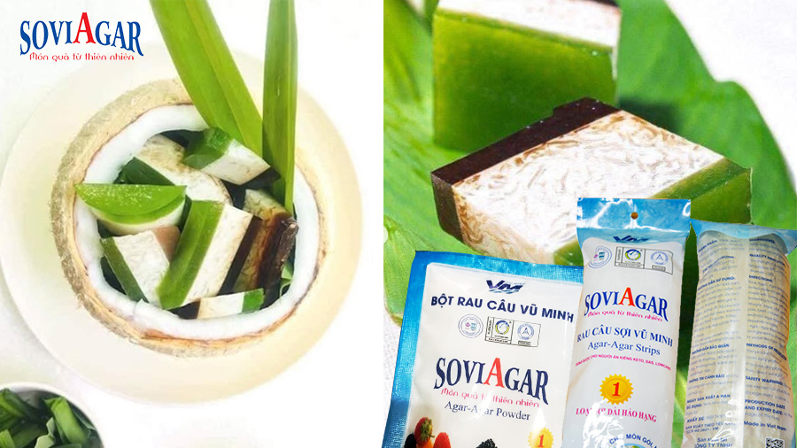 Thạch Rau Câu Sữa Dừa 3 Lớp - Đẹp Mắt, Ngon Miệng, Dễ Làm