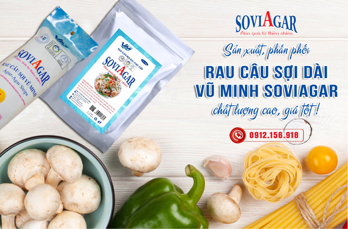 Hợp Tác Kinh Doanh: Cung Cấp Rau Câu Sợi Giòn Vũ Minh SoviAgar Uy Tín