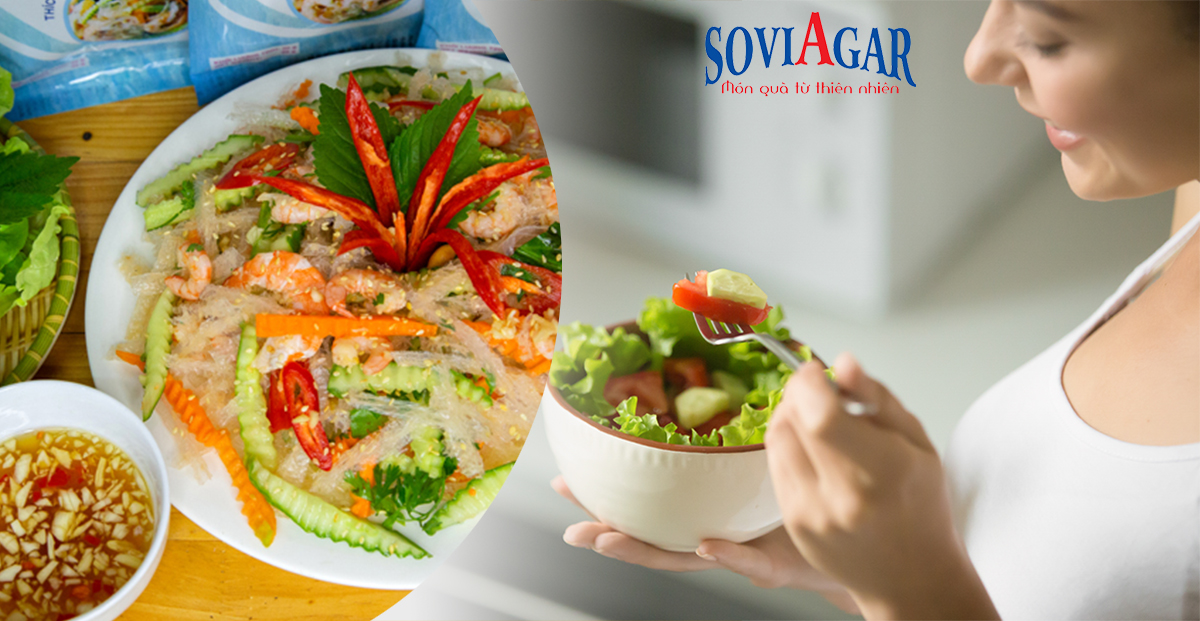 Xu Hướng Healthy Eating Cùng Rau Câu Sợi Vũ Minh Soviagar
