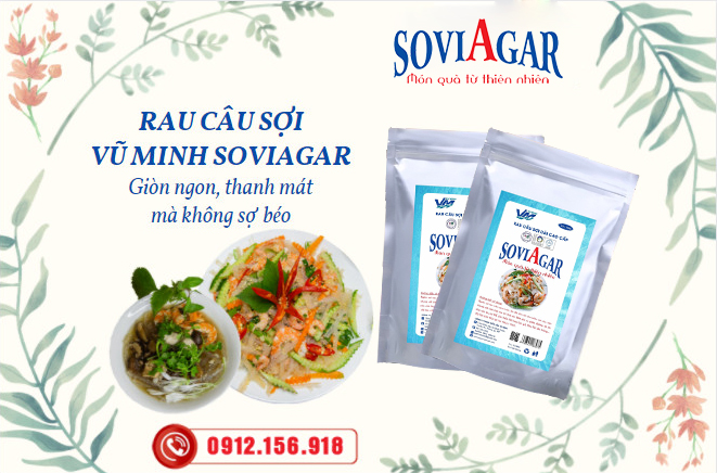 Rau câu sợi Vũ Minh SoviAgar​​​​​​​ - Tinh Hoa Ẩm Thực Hải Phòng
