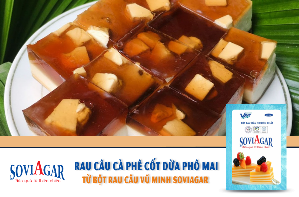 Tan Chảy Với Vị Ngon Ngậy – Rau Câu Cà Phê Cốt Dừa Phô Mai