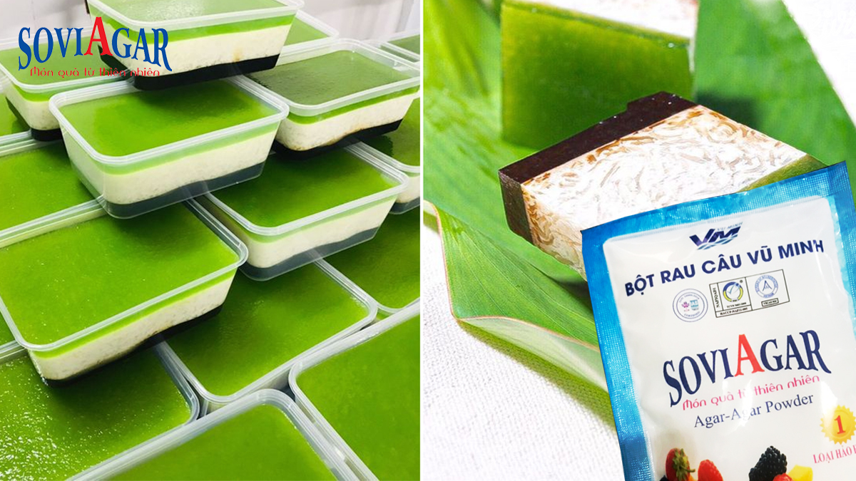 Giòn Mát Ngày Hè Với Món Thạch Rau Câu Sợi Lá Dứa, Cốt Dừa & Café