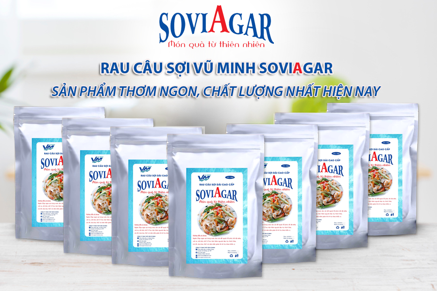 Rau Câu Sợi Vũ Minh  Soviagar – Tươi Mát, Dai Giòn, Vị Tự Nhiên Từ Biển