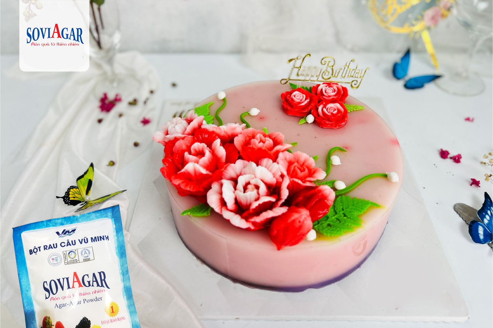 Ngọt Mát Từng Lớp – Bánh Sinh Nhật Rau Câu Ngon Chuẩn Vị