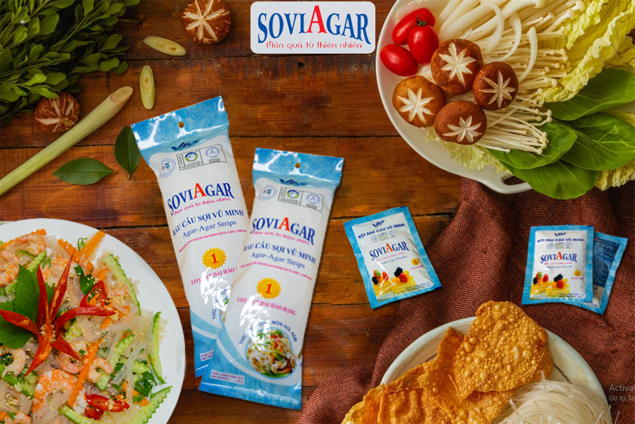 Giữ Dáng, Thanh Mát – Rau Câu Sợi Soviagar Đồng Hành Cùng Bạn Hàng Ngày 