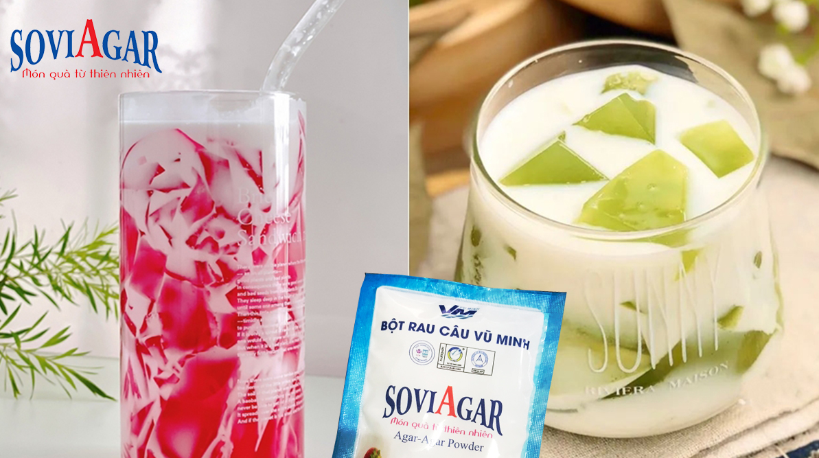 Bí Quyết Làm Thạch Giòn Trong, Không Tanh Với Bột Rau Câu Vũ Minh Soviagar