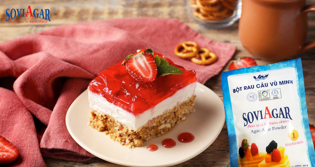 Thạch Dâu Xoắn Cực Xinh: Cách Làm Đơn Giản Từ Bột Rau Câu Vũ Minh