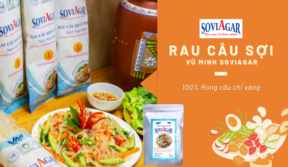 Vì Sao Rau Câu Sợi Dài Vũ Minh Soviagar Lại “Chiếm Sóng” Gian Bếp Gia Đình?