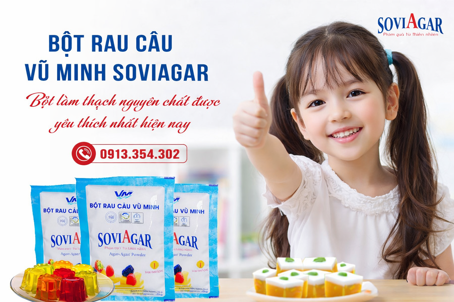 Bột Rau Câu Vũ Minh Soviagar – Bí Quyết Tạo Nên Những Món Thạch Ngon, Mát Lành