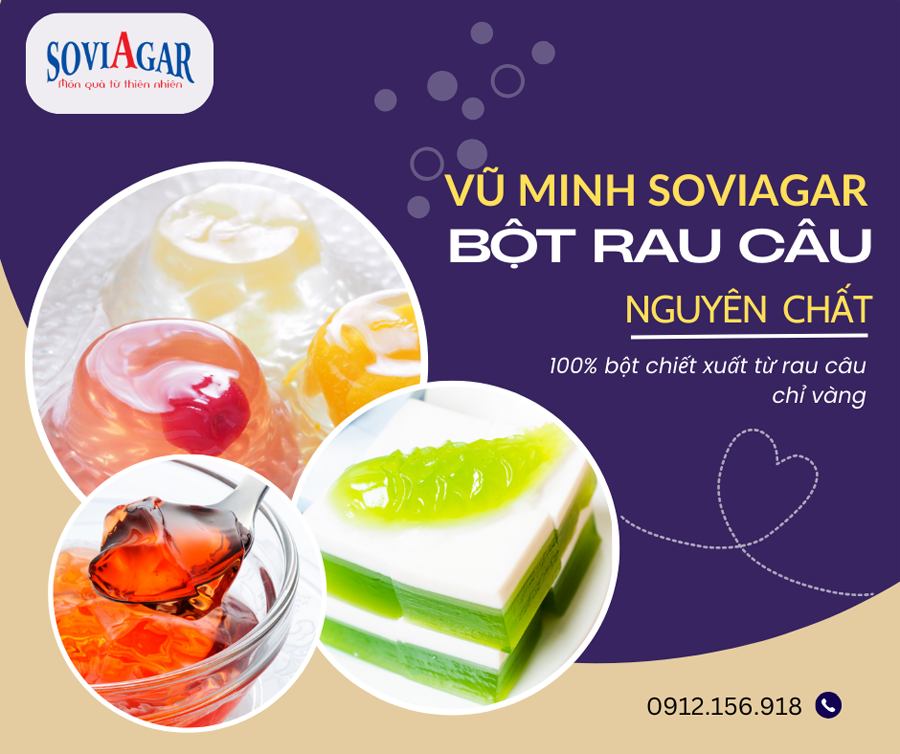 Mẹo Hay Nhà Bếp Với Bột Rau Câu Vũ Minh Soviagar – Nấu Thạch Ngon, Đẹp, Không Bị Tách Nước