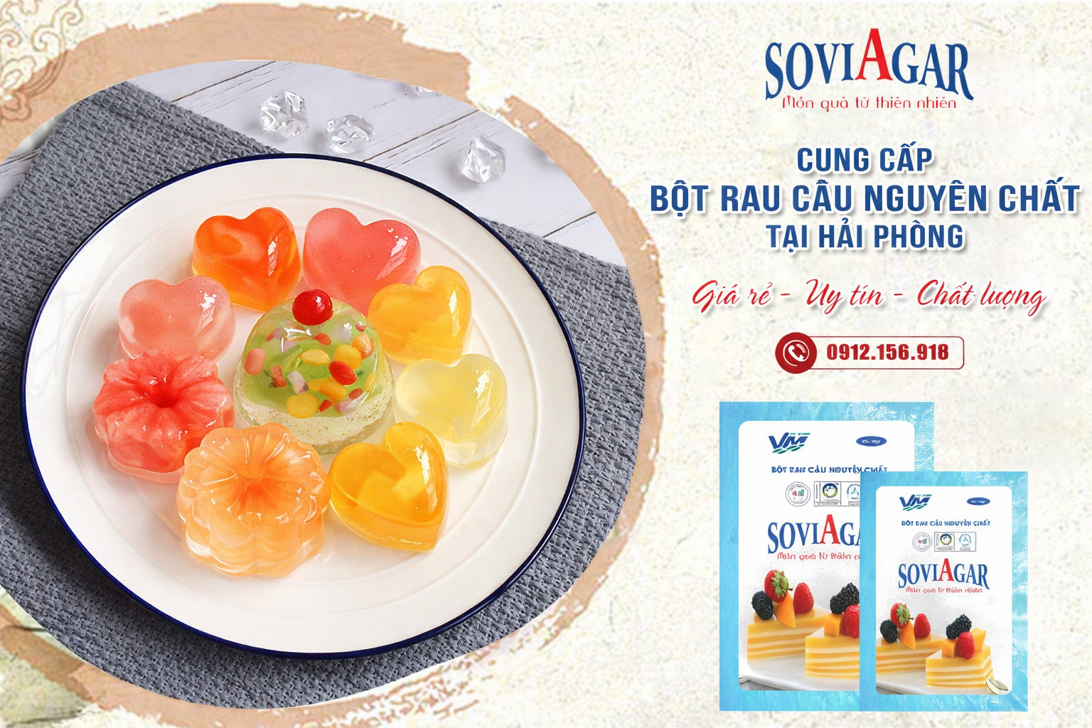 Thạch Rau Câu Soviagar: Ngon – Mát – Dễ Làm Cho Mọi Gia Đình Việt