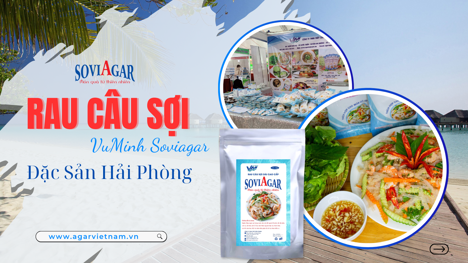 Rau Câu Sợi Vũ Minh Soviagar Thanh Mát, Tốt Cho Sức Khỏe Gia Đình Việt