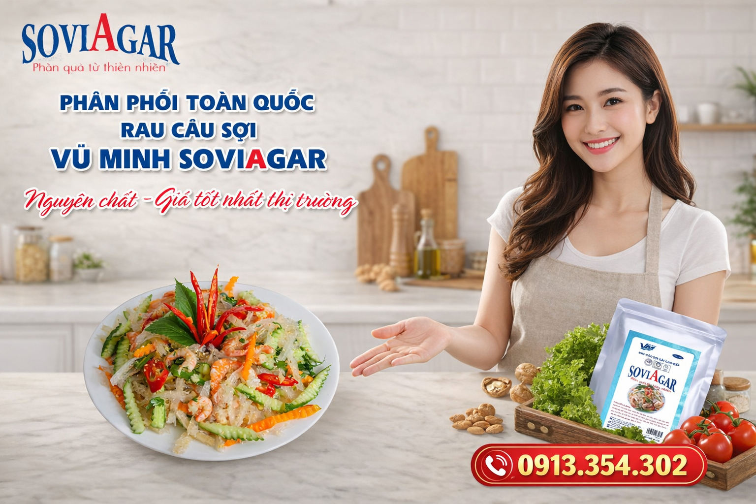 Rau Câu Vũ Minh SoviAgar – Nguyên Liệu Làm Các Món Ngon Thanh Mát Và Giá Trị Dinh Dưỡng