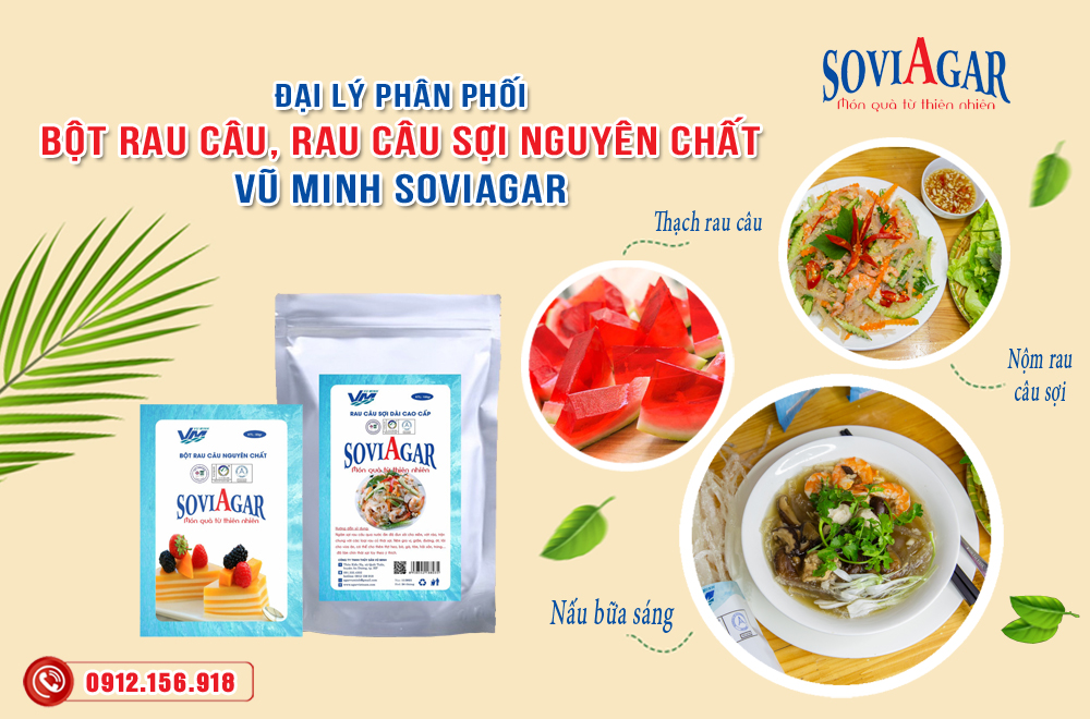 Báo Giá Rau Câu Sợi Vũ Minh Soviagar 2026 – Giá Tốt, Chất Lượng Cao, Dễ Kinh Doanh