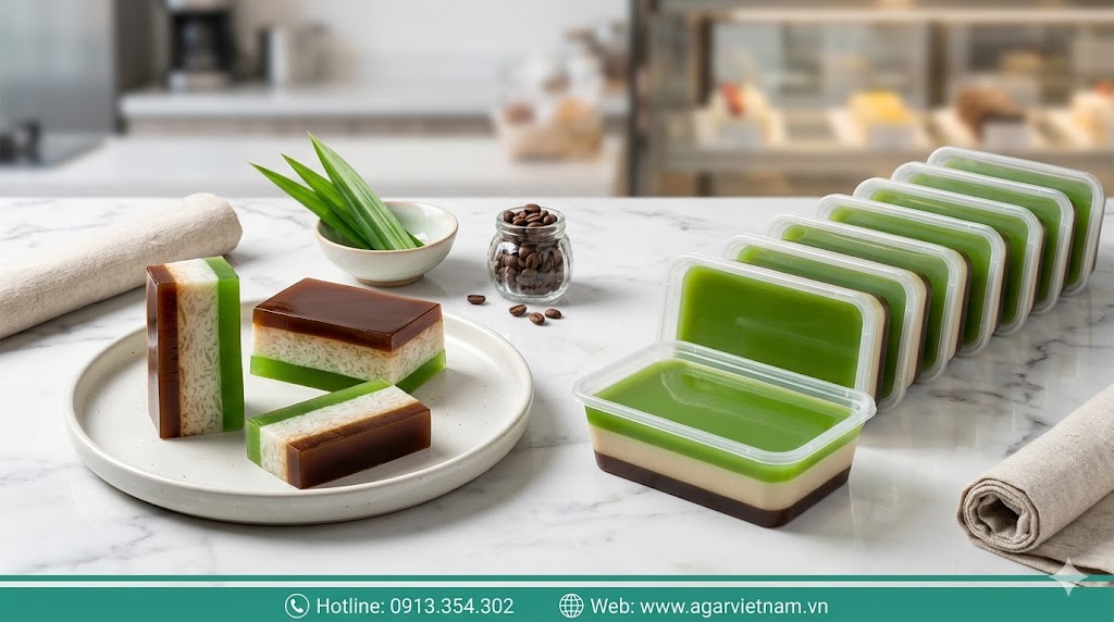 Bí Quyết Làm Thạch Rau Câu Nhiều Lớp Giòn Ngon Với Bột Rau Câu Vũ Minh SoviAgar