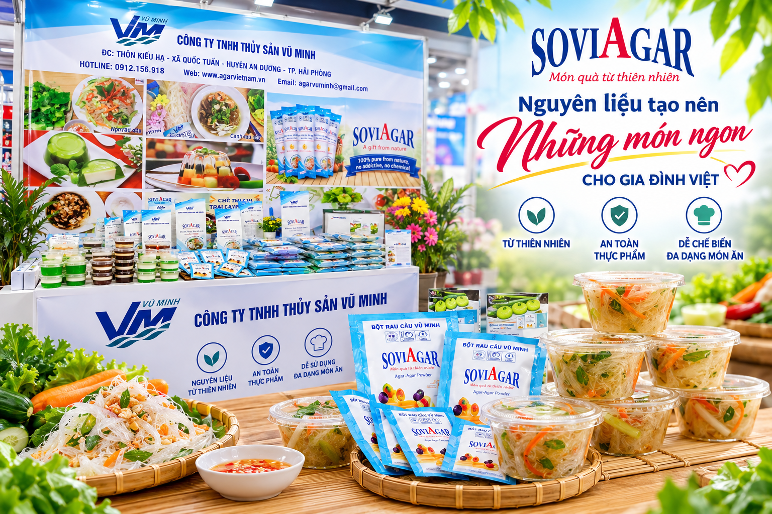 Rau Câu Sợi Vũ Minh SOVIAGAR – Cho Muôn Món Ngon, Trọn Vẹn Vị Nhà
